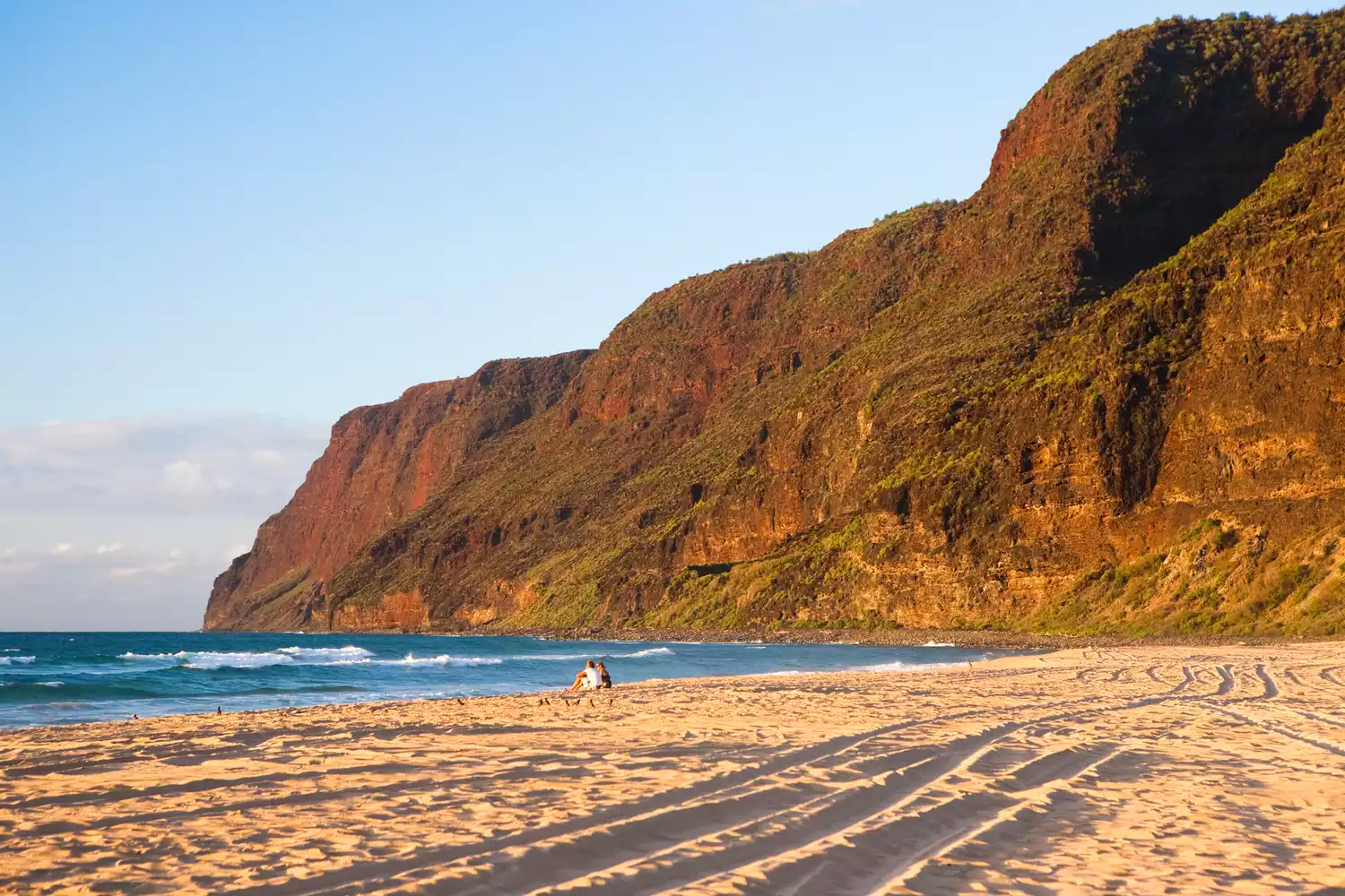 Plage de Polihale à l'heure dorée