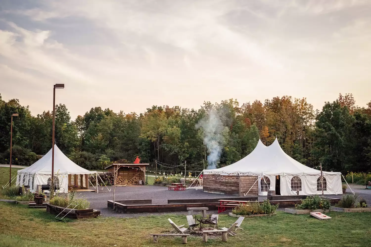 Tentes de glamping à Firelight Camps