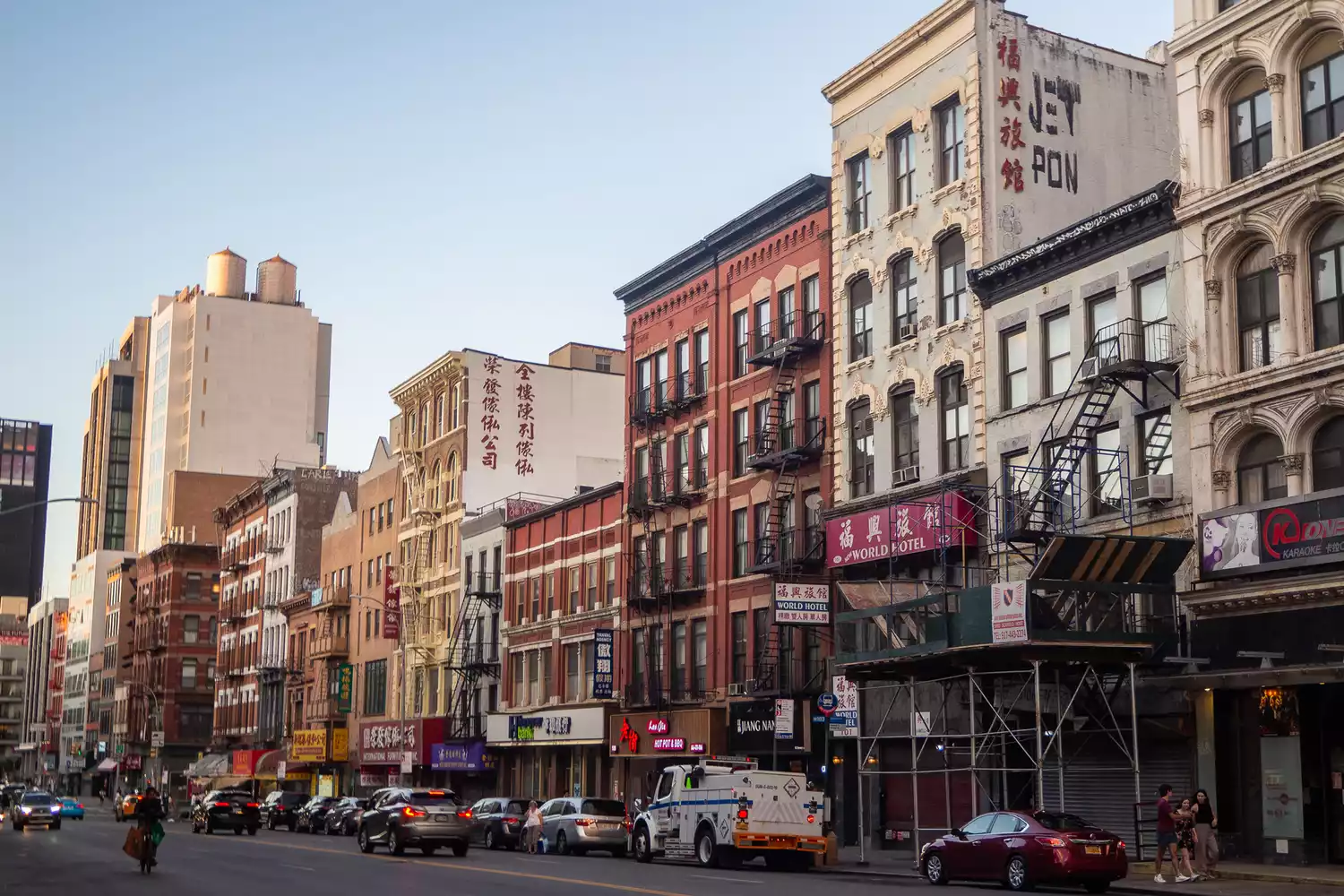 Vue des bâtiments dans Chinatown