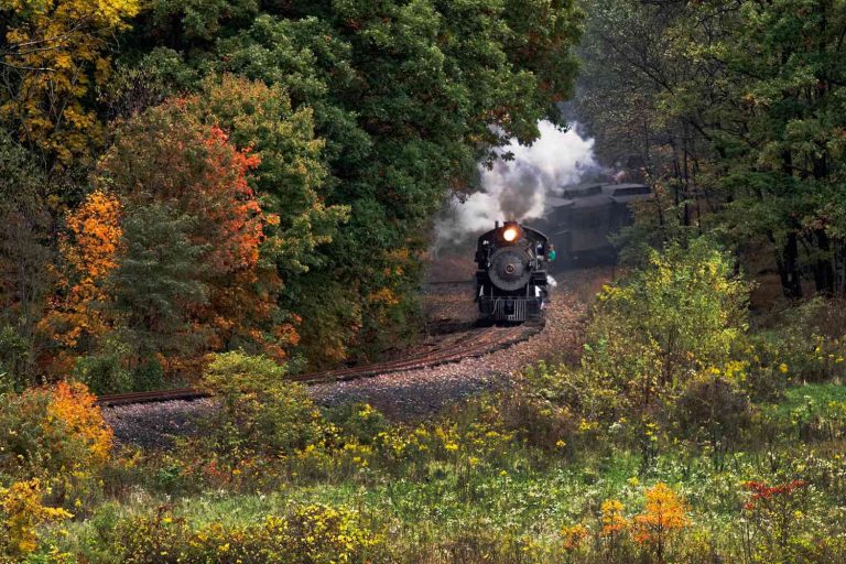 Le meilleur train pour admirer les feuillages d'automne en Pennsylvanie