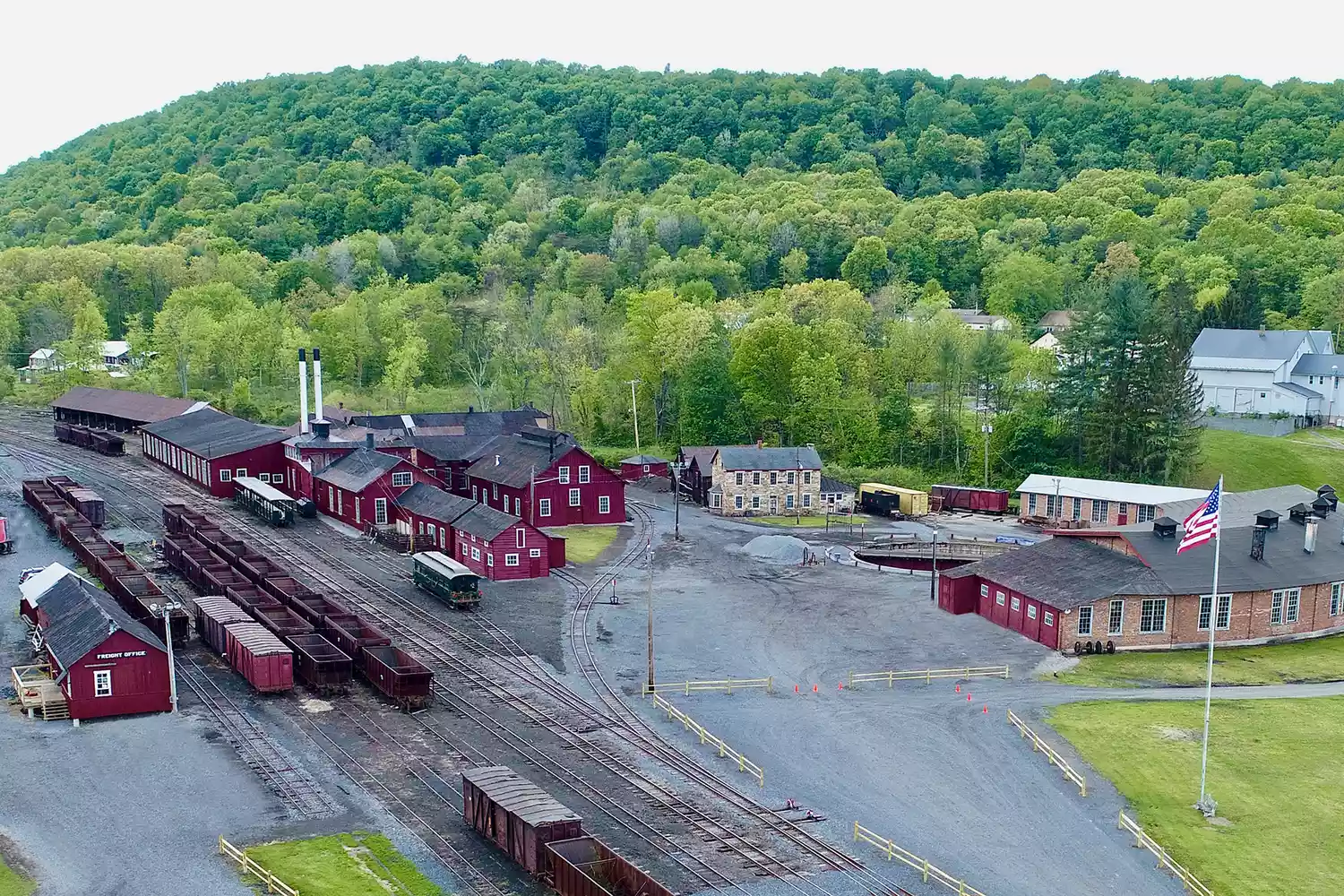 Aérien du East Broad Top Railroad