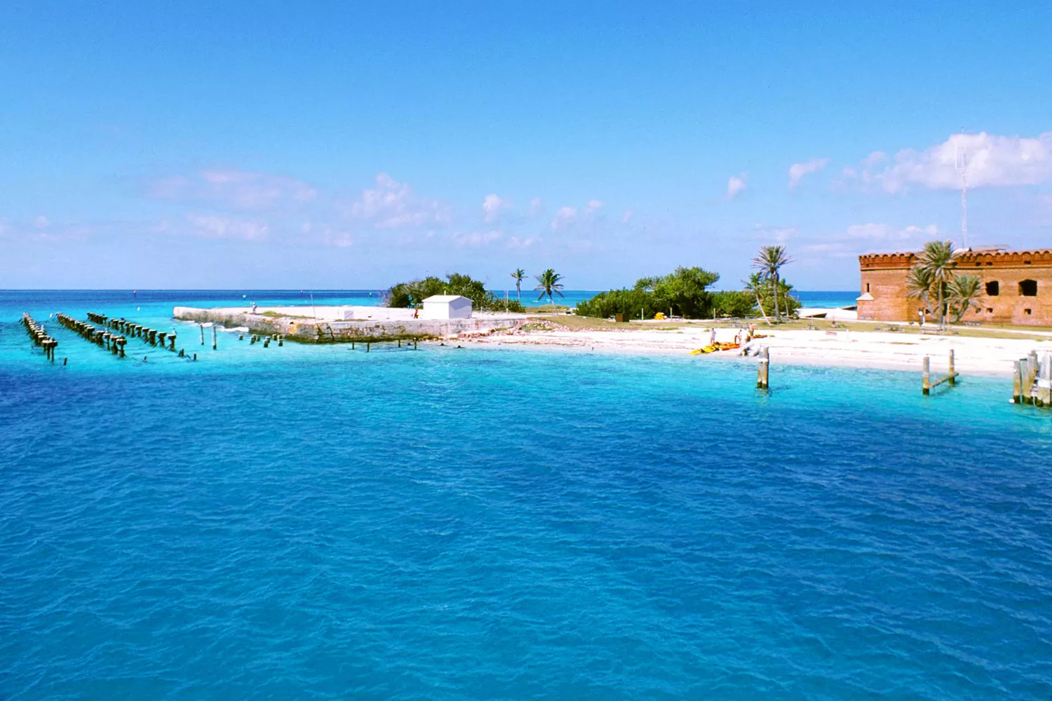 Fort Jefferson du parc national de Dry Tortugas, Floride.