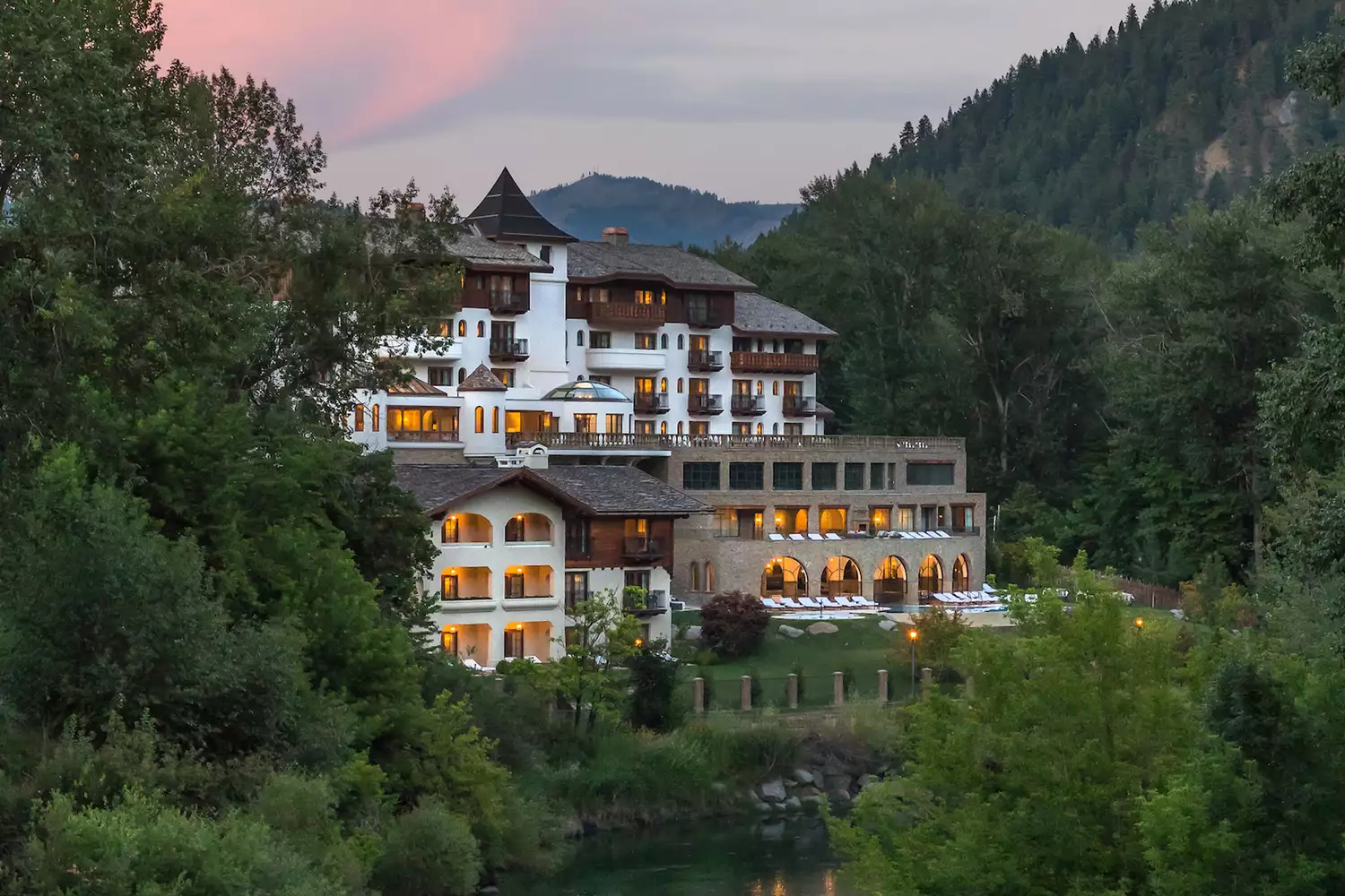 Extérieur du PostHotel Leavenworth