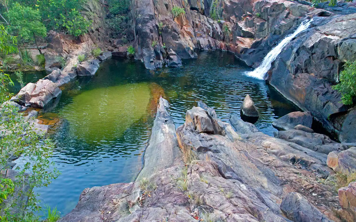 Chutes de Gunlom, dans le parc national de Kakadu, Australie.