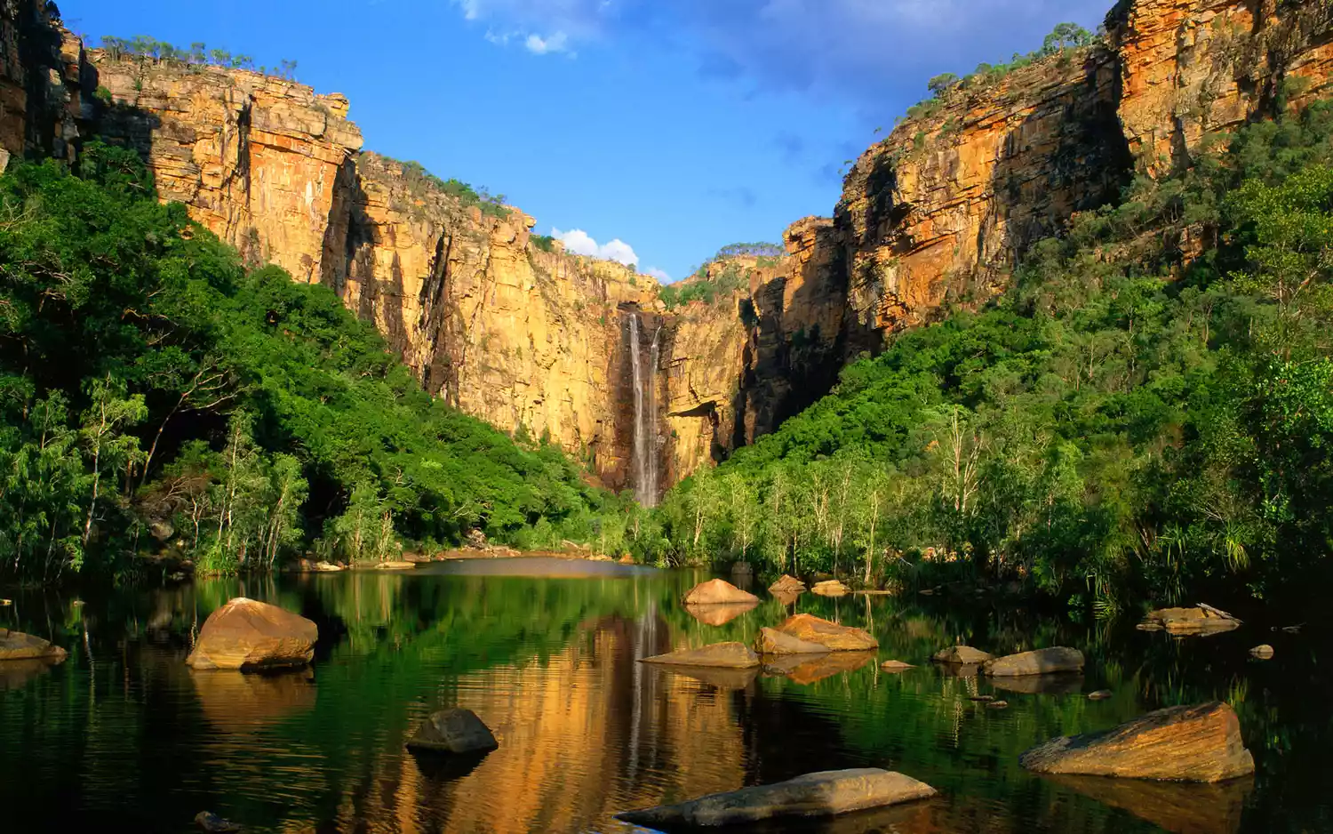 Les chutes Jim Jim à Kakadu National Park, Australie.