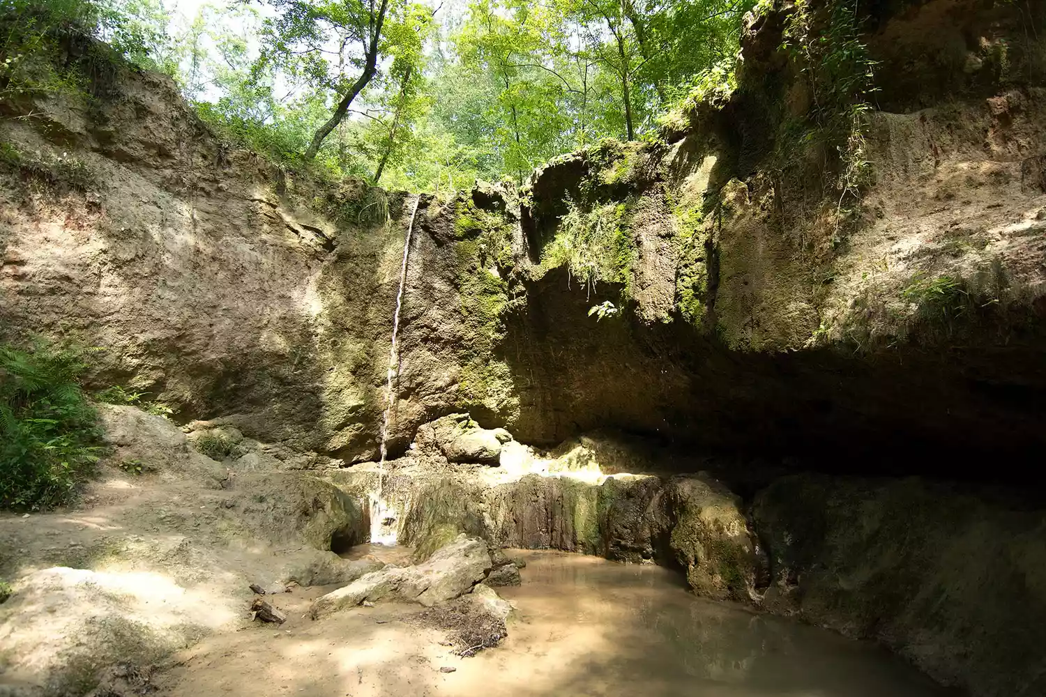 Clark Creek Waterfalls, Mississippi