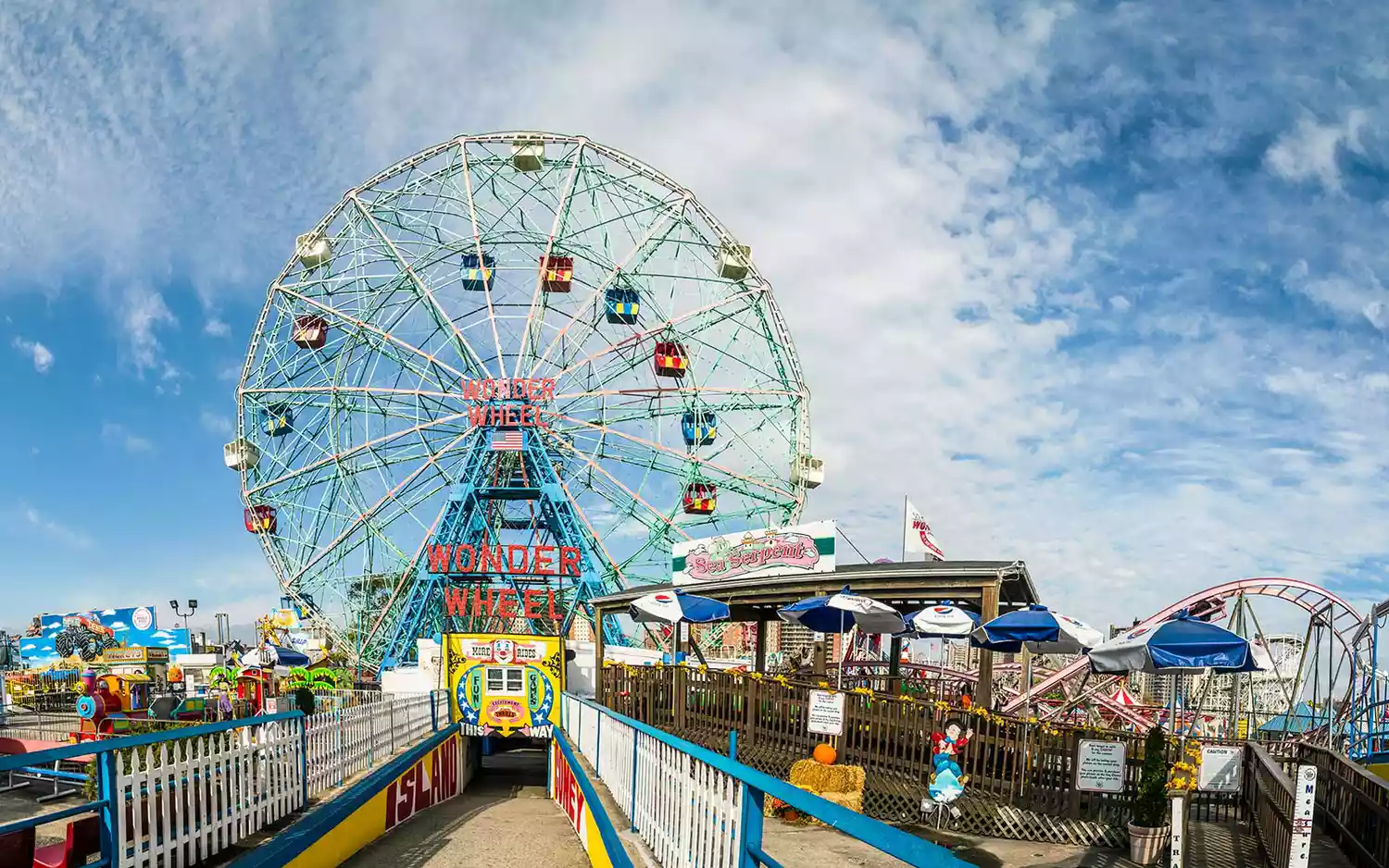 Fourth of July Independence Day Celebrations Holiday Wonder Wheel Luna Park Coney Island New York