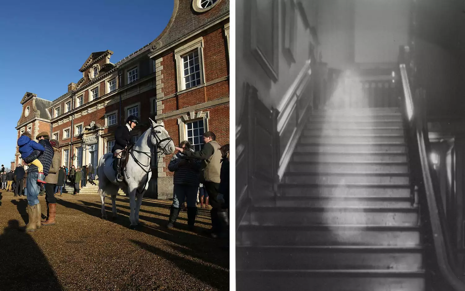 Raynham Hall et son fantôme à Norfolk, Royaume-Uni