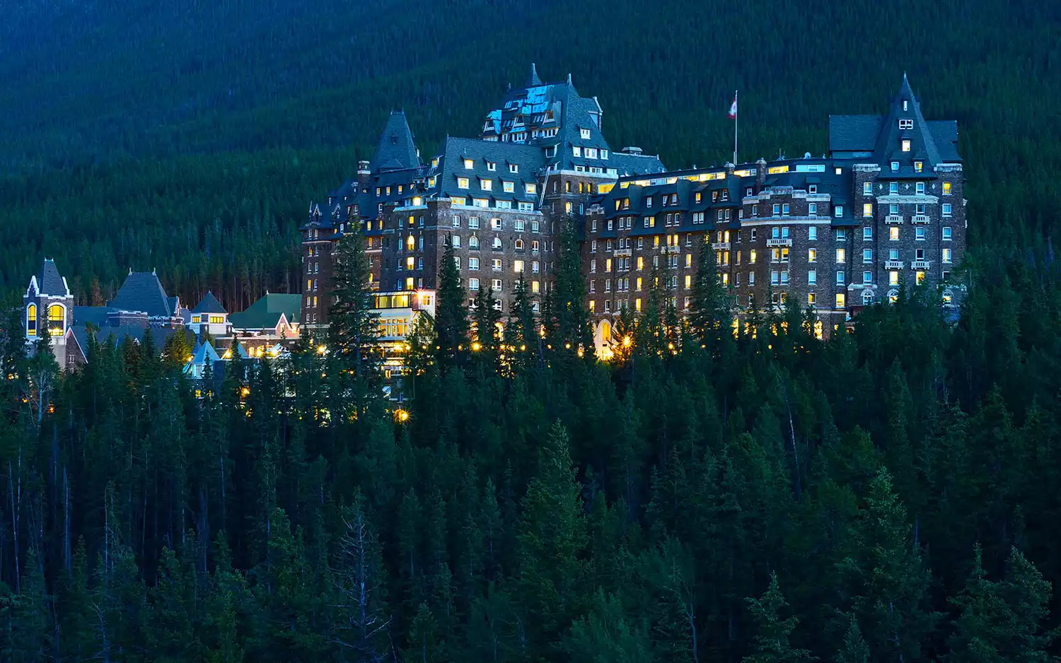 Fairmont Banff Springs Hotel in Alberta, Canada