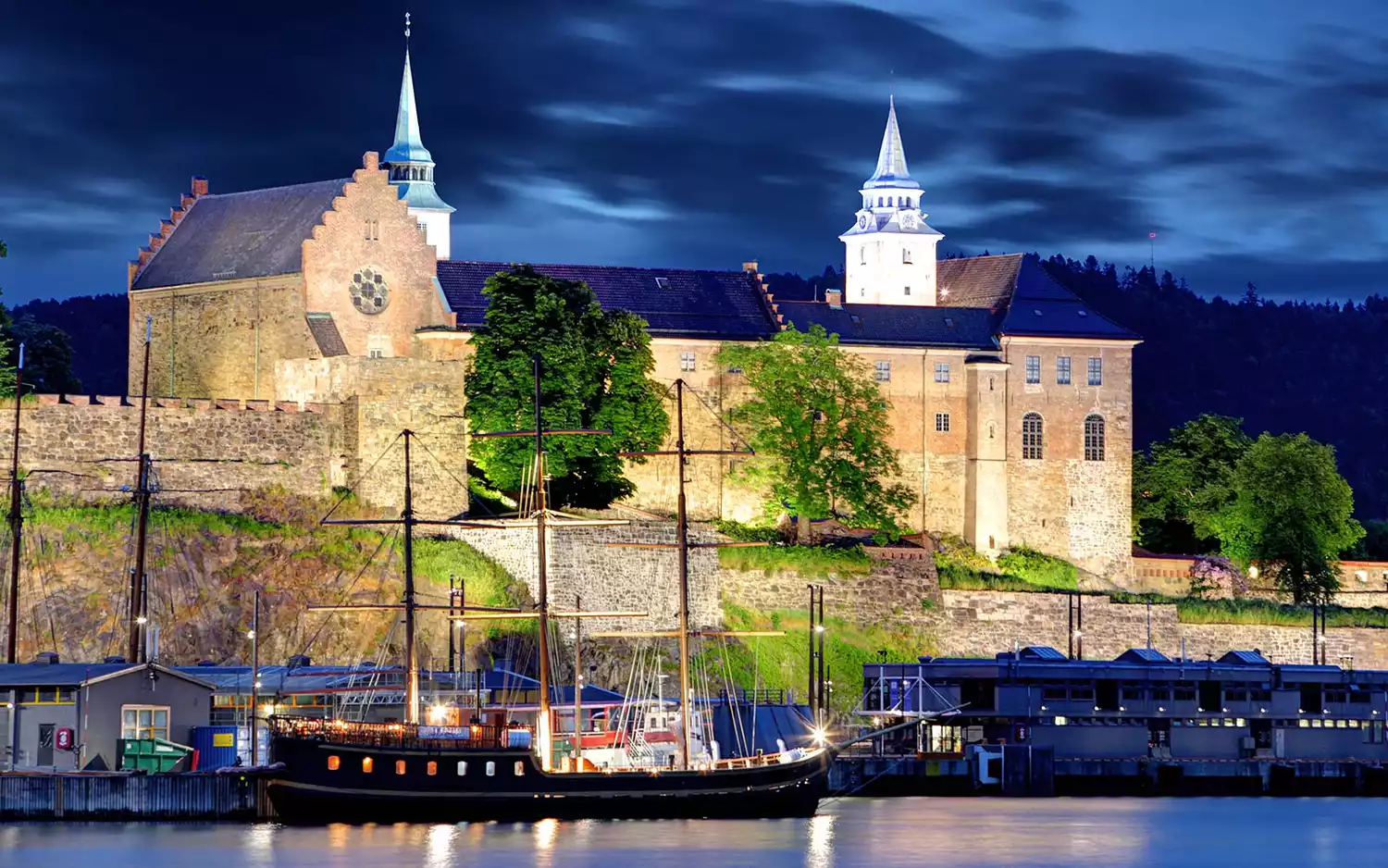 Akershus Festning Fortress in Oslo, Norway