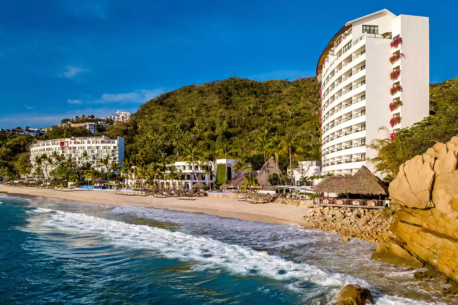 Hyatt Ziva Puerto Vallarta vu depuis la plage