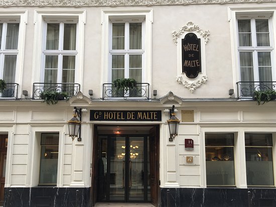 beautiful front of the hotel - Photo de Hotel Malte - Astotel, Paris - Tripadvisor