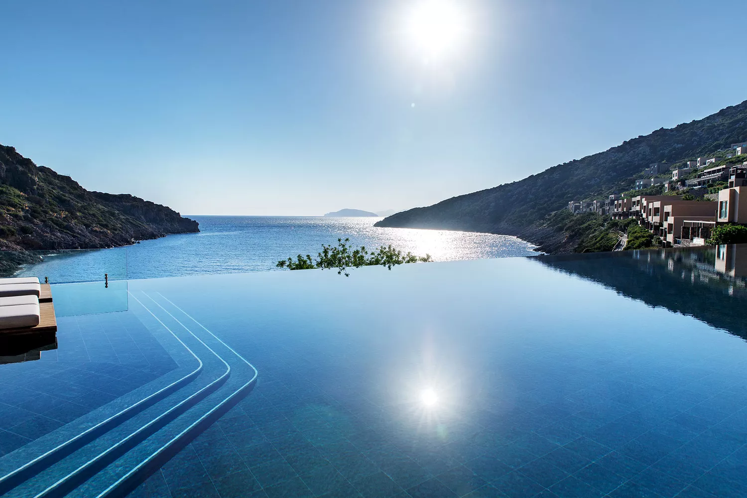 The main pool at Daios Cove Luxury Resort & Villas