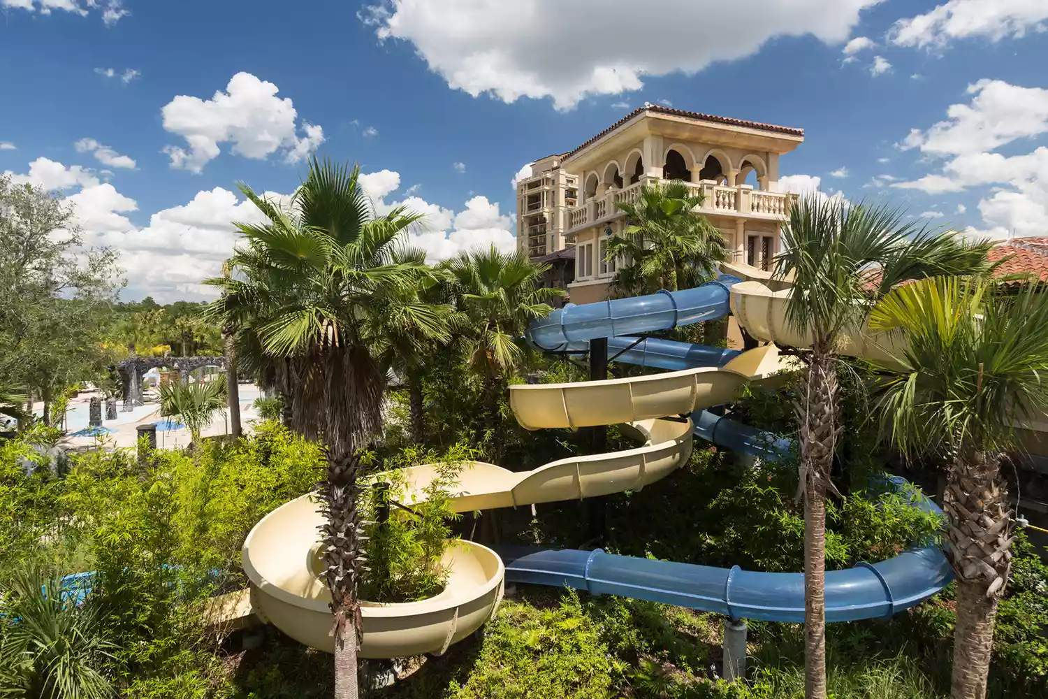 A waterslide at Four Seasons Resort Orlando at Walt Disney World Resort