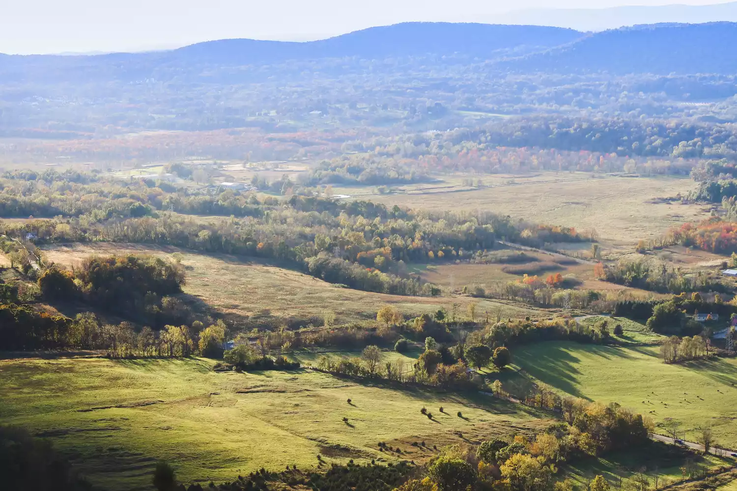 Vue panoramique depuis l'Appalachian Trail