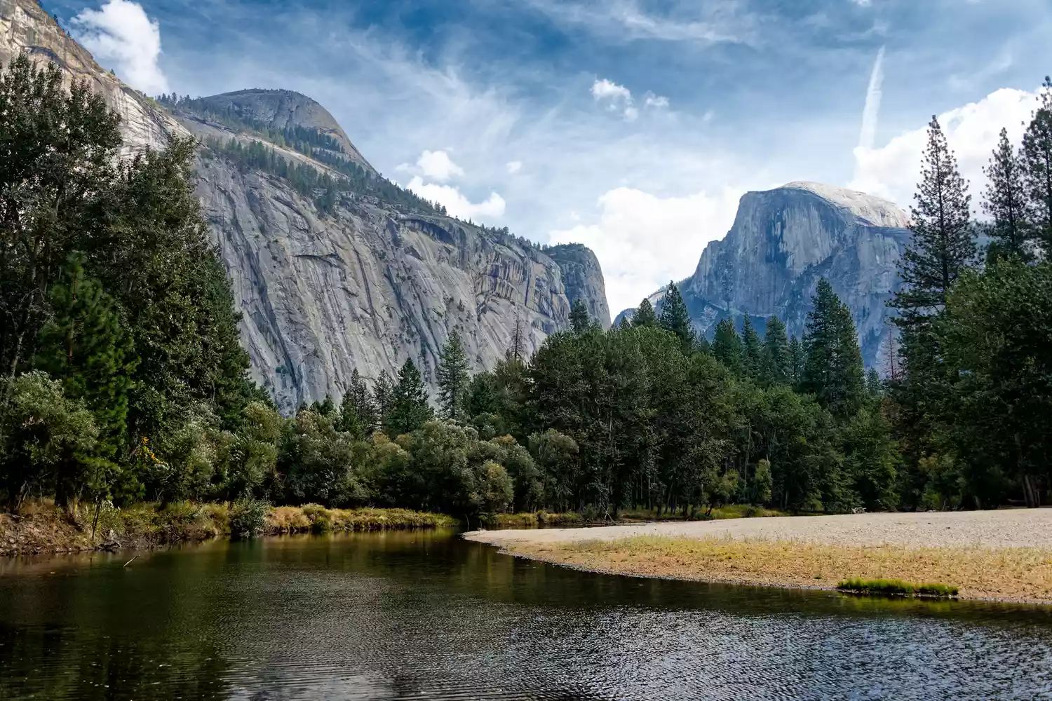 Vue du Half Dome dans le parc national de Yosemite