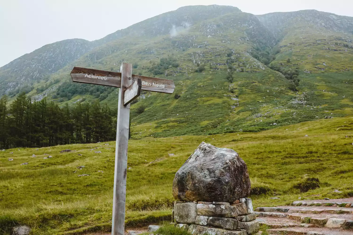 Montagne Ben Nevis - sentier de randonnée