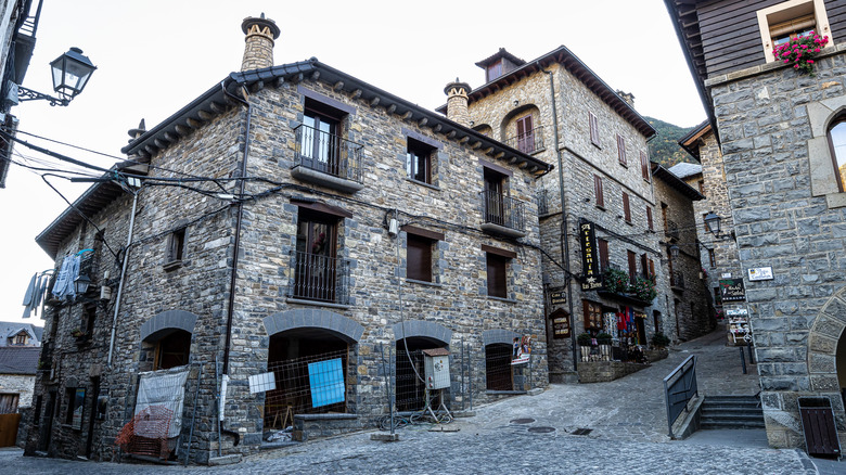 Rues pavées de Torla-Ordesa, Espagne