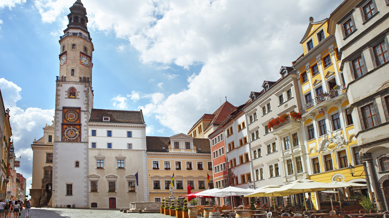 Gorlitz Town Hall tower Germany