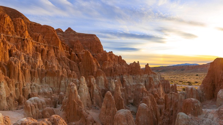 Vue sur le parc d'État de Cathedral Gorge