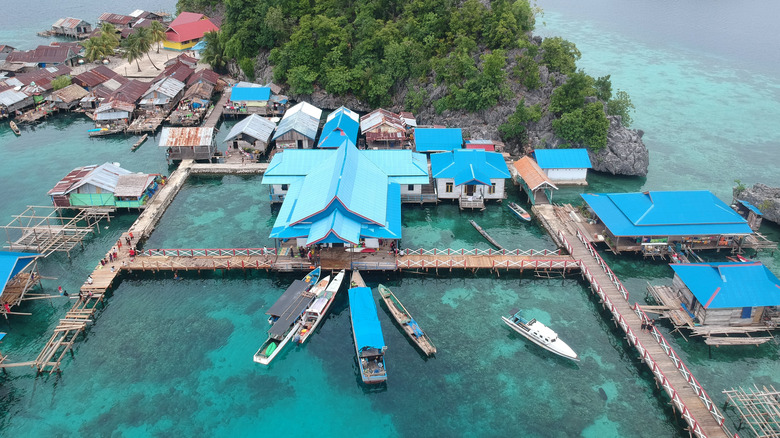 Fishing village on Sombori Island