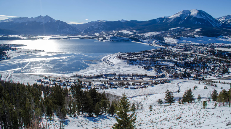 Frisco, Colorado in winter