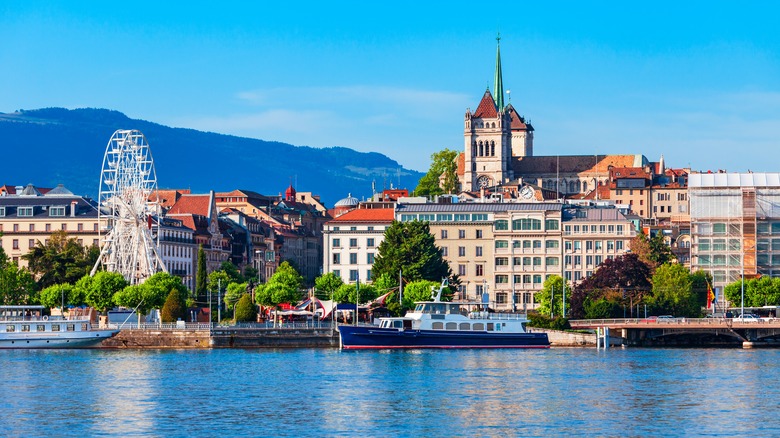 Vue panoramique de Genève